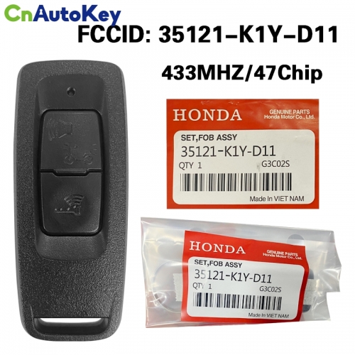 MK0020   Smart Key PCX 125 21-22  Honda 35121-K1Y-D11 433MHZ  47chip