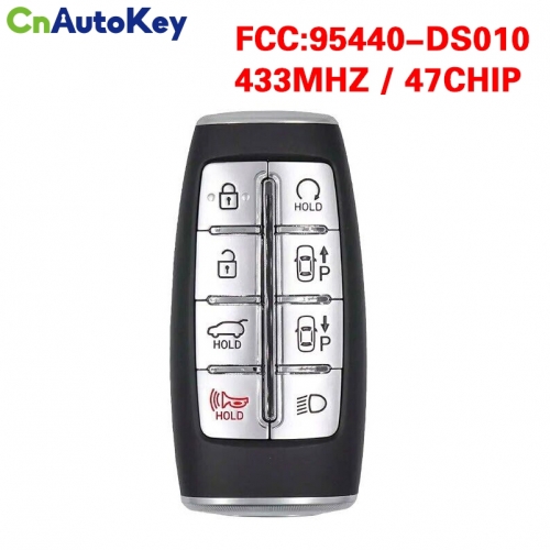CN020292  for 2022 Hyundai Genesis GV70 7+1Buttons Smart Key FCC ID: TQ8-FOB-4F35 PN: 95440-DS010 CHIP: 47 433MHz