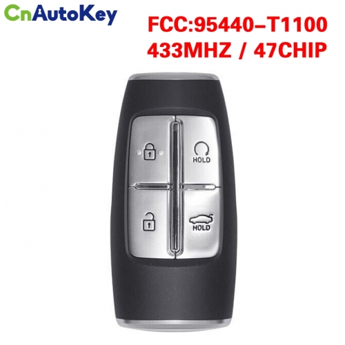 CN020304  for 2022 Hyundai Genesis 4Buttons Smart KeyPN: 95440-T1100 CHIP: 47 433MHz