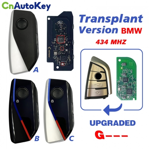 CN006116 Updated For BMW Upgrade G---434MHZ  Smart Key 4 Button Transplant Version