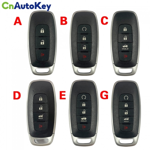 CS027031 Suitable for Nissan Smart Key Housing 2+1/3+1/4+1 buttons