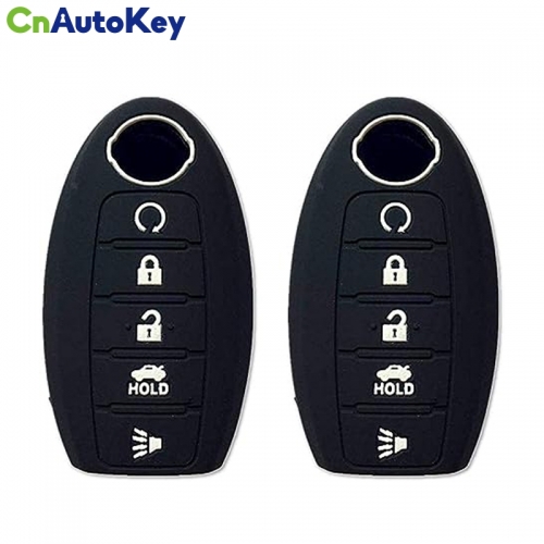 SCC013010  Autobase Silicone Key Fob Cover for Nissan Rogue Murano Armada Maxima Altima Sedan Pathfinder Infiniti JX35 Q50 Q60 QX56 QX60 QX80 | Car Ac