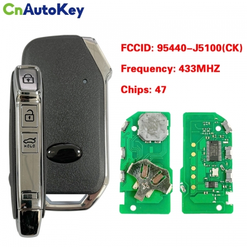 CN051039 Genuine Kia Smart Remote Key 433MHZ 47 Chip 95440-J5100(CK)