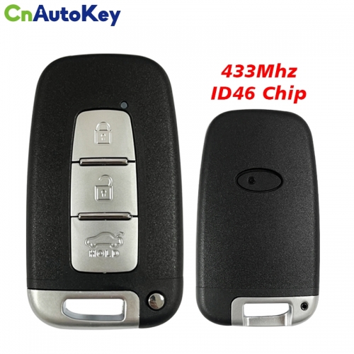 CN051004 New Uncut Remote Key Fob 3 Button 433Mhz ID46 Chip for Kia K2 K5 New Sportage