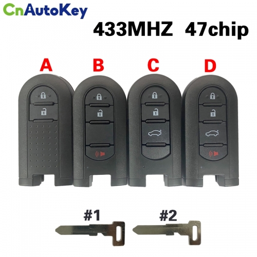 CN007312  2/3/4 Buttons Original Smart Key TWB1G0125 TWB1G0249 433.92MHz For 2018 2019 2020 2021 Toyota Rush Daihatsu Terios