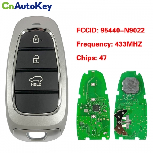 CN020269 3 Buttons 433MHz  47 Chip For Hyundai Tucson 2022 Genuine Smart Remote Key  FCC ID : 95440-N9022