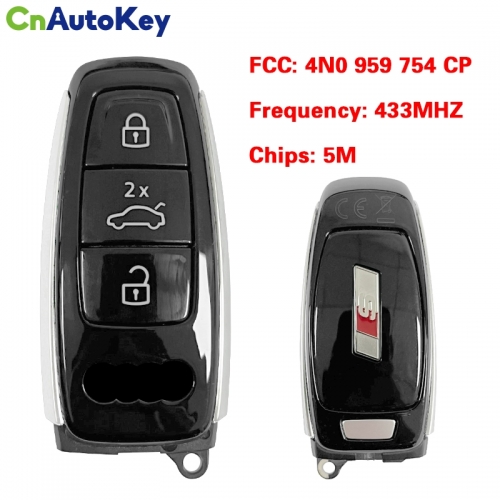 CN008015 MLB Original OEM Smart Remote Key Control Car Fob 3 Button For Audi A8 A6 2018+ 433MHz Keyless Go FCCID 4N0 959 754 CP