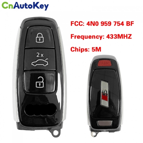CN008014 MLB Original Smart Remote Key 2019 2021 Audi A5 A6 A7 S Series 3+1 Keyless 4N0 959 754 BF