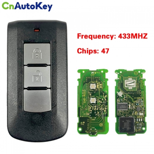 CN011011 For Mitsubishi L200, Montero 2015+  Pajero Sport year 2017 +Smart Key, 2Buttons, GHR-M004(shell) GHR-M003(board) HITAG3 NCF2952X Chip, 433MHz