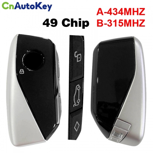 CN006123  OEM 4 Btn 2022-2024 BMW Smart Key Remote FOB IYZBK1 2701A-BK1 BK1 434MHZ/315MHZ ID49