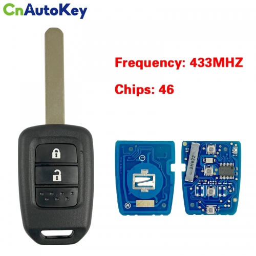 CN003111 Aftermarket 3 Buttons Remote Key Fob 2  Buttons 434mhz ID46 CHIP for Honda