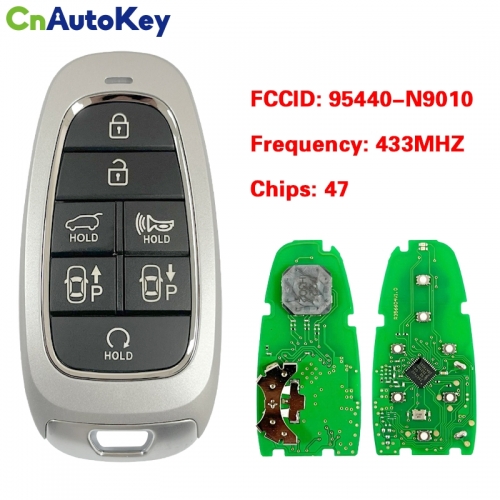 CN020241 7 Buttons 433 MHZ 47 Chip For Hyundai Tucson 2021-2022 Smart Remote Key FCC ID: 95440-N9010
