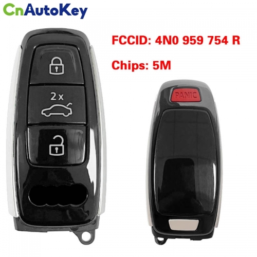 CN008158  MLB Original 3+1 Button 5M Chip for Audi A8 2017-2021 Smart Key Remote Control FCC ID 4N0 959 754 R Keyless Go
