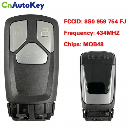 CN008170 Original 3 Buttons For Audi A3 Q2 Q3 TT Remote Control key 434Mhz MQB48 chip FCC: 8S0 959 754 FJ Keyless GO