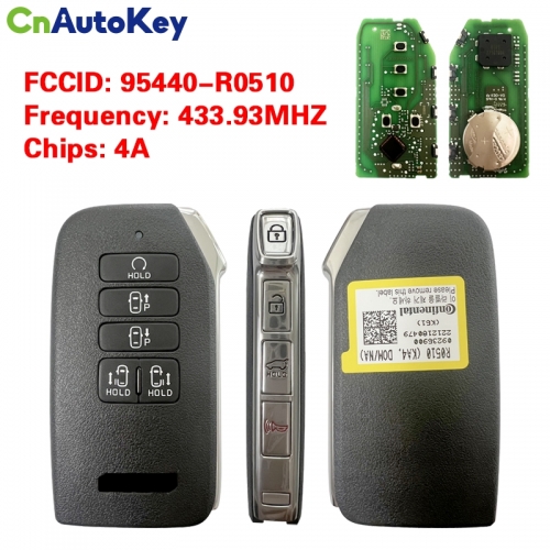 CN051210  KIA Carnival 2022 Genuine Smart Remote Key 8+1 Buttons 433MHz 95440-R0510