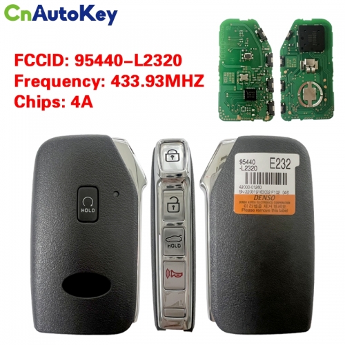 CN051216  KIA K5 2021 Genuine Smart Remote Key 4+1 Buttons 433MHz 95440-L2320