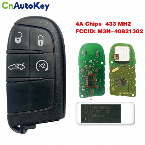 CN015053 2015-2018 For C-hrysler 200 300 Smart Remote Key M3M-40821302  4A