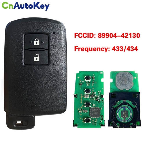 CN007170 For Toyota Rav4 2013+ Smart Key, 2Buttons, BA1EQ P1 88 DST-AES Chip, 433MHz 89904-42130 Keyless Go