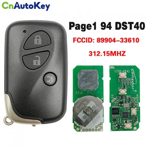 CN052026 For Lexus keyless smart key LS GS IS 271451-0310 Smart Key FSK ,312.15Mhz, Page1 94 DST40