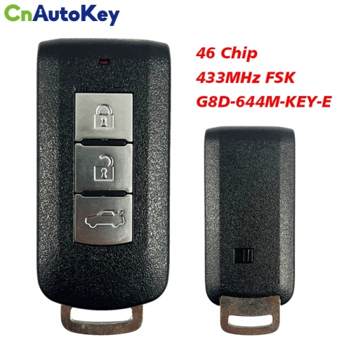 CN011002 3 buttons remote key smart 433MHz FSK for Mitsubishi ASX Lancer Outlander with PCF7952A chip G8D-644M-KEY-E