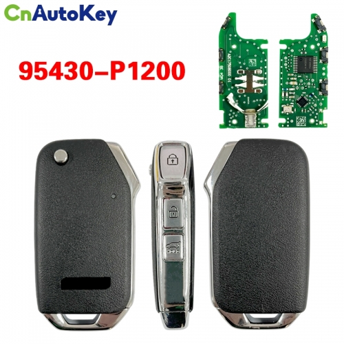 CN051224 For KIA 2022 Genuine Flip Remote Key 3 Buttons 433MHz 95430-P1200