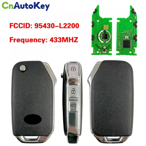 CN051227   KIA Cerato 2019 Genuine Smart Key 3 Buttons 433MHz  95430-L2200