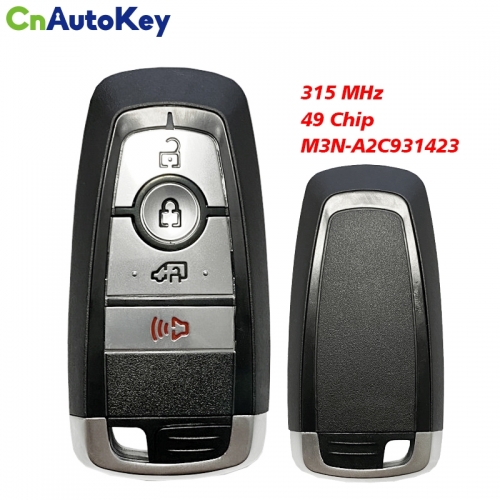 CN018104 For Ford Transit Connect 2019 2020Smart key car key 315MHz ASK NCF2951F / HITAG PRO / 49 CHIP M3N-A2C931423 164-R8234