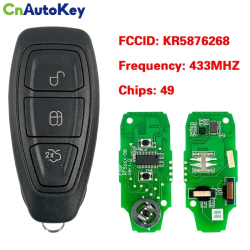 CN018056 ORIGINAL Smart Key for Ford Frequency 434MHz 49 Chip  PCF7953 KR5876268