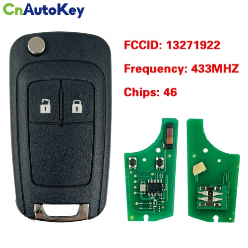 CN028003 ORIGINAL Key for Opel Corsa D Frequency 434 MHz Valeo Transponder PCF 7941 Valeo Part No 13271922