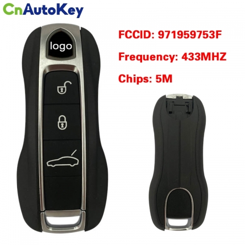 CN005018   OEM Smart Key for Porsche Panamera Buttons:3 / Frequency:433MHz / Blade signature:HU 162T/ Part No:971 959 753 F / Keyless GO