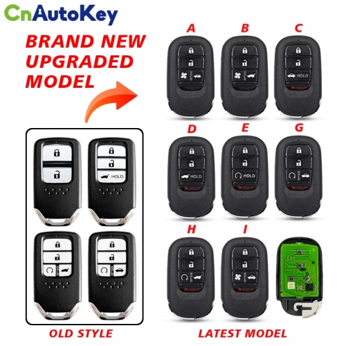 CS003057 4/5 Buttons Replacement Upgraded car remote shell For Honda New XRV CRV HRV FIT ZRV