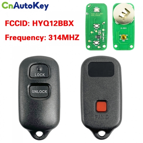 CN007005 for Toyota 2+1 button Remote control(USA) 314.4MHZ HYQ12BBX