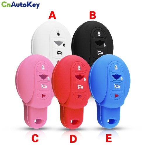 CS006035 For BMW Mini Cooper S R50 R53 F54 F55 F56 4 Buttons Remote Key Cover Car Styling Silicone Car Key Cover Case Holder Skin