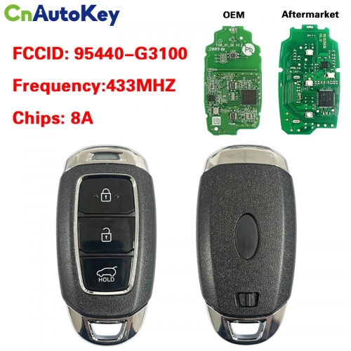 CN020213 Hyundai i30 2018 Genuine Smart Remote Key 433MHz 95440-G3100 8A