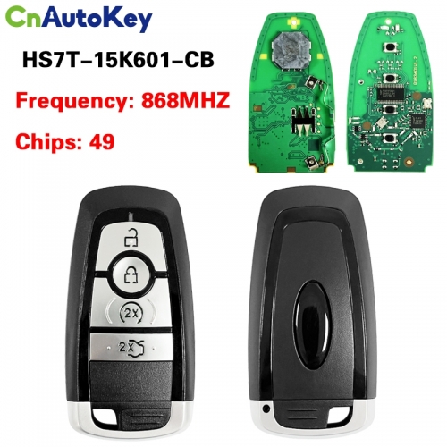 CN018071 ORIGINAL Key For Ford Frequency 868 MHz Transponder HITAG PRO Part No HS7T-15K601-CB