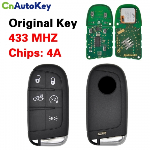 CN017023 Original Remote Control Car Key For Fiat 500 500L 500X 2016 2017 2018 2019 4A Chip 433MHz