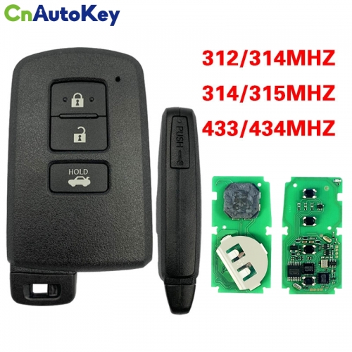 CN007148 Smart Remote Key 3 Button 312/315/434MHz for Toyota FCC ID281451-0020