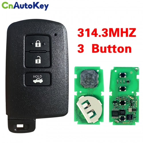 CN007291 2110E 3 Button 314MHZ Car Smart Card Remote Key For Toyota harrier 2015