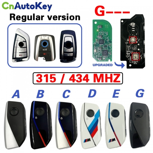 CN006116 Updated For BMW Upgrade G---315/434MHZ Smart Key 4 Button Transplant Version Regular version