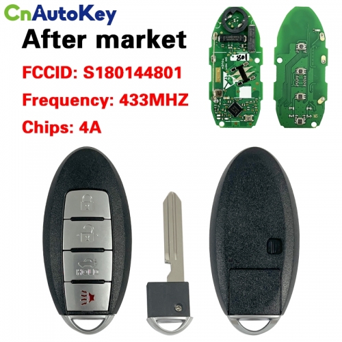 CN027077 Nissan Altima 285E3-6CA1A , S180144801 KR5TXN1 7812D-TXN1 Key - Prox Smart NCF29A1M, 433MHz