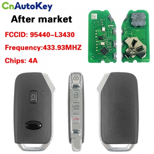 CN051214 KIA K5 2022+2023 Smart Key 4+1 Buttons Auto Start 433MHz 95440-L3430