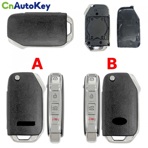 CS051047 Suitable for 2021-22 Kia Sport flip remote key case with 4 buttons FCC: 95430-D9410
