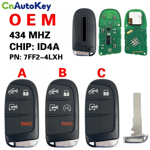 CN087049 2022-2023 Dodge RAM PRO Master 434 MHZ CHIP: ID4A PN: 7FF2-4LXH