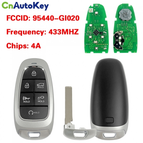 CN020390 2021-2024 HYUNDAI IONIQ 6 Buttons SMART KEYLESS PROXIMITY REMOTE FOB CQOFN01210 95440-GI020