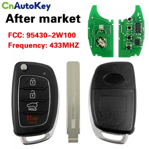 CN020111 2013-2016 Hyundai Santa Fe Remote Flip Key 4B – 433Mhz – 95430-2W100