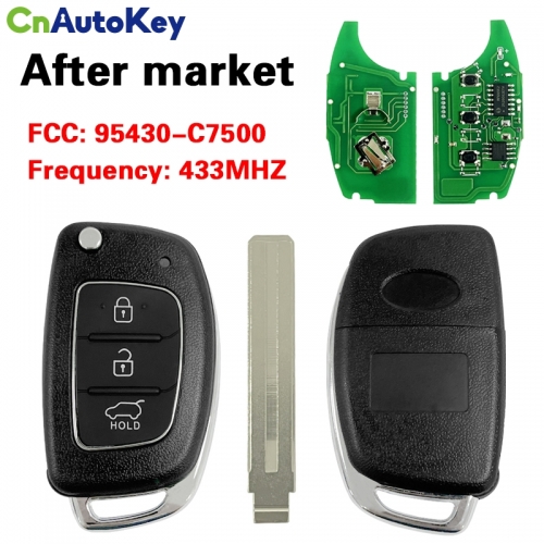 CN020074 Hyundai Remote Controls Key 433Mhz Fcc Id RKE-4F22 95430 C7500