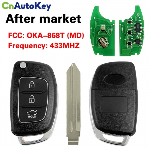 CN020103 Genuine Hyundai Elantra 2012 3 Button Remote 433MHz -OKA-868T (MD)
