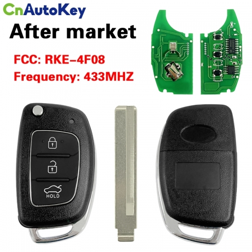 CN020094 Genuine HYUNDAI Accens, SB11 flip key remote 3 buttons 433MHZ ID46 RKE-4F08