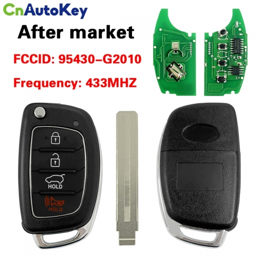 CN020397 For Hyundai Ioniq 2019 Flip Remote Key 433MHz 95430-G2010