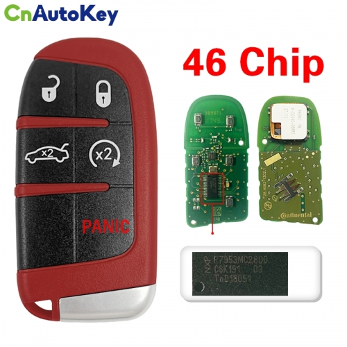 CN087048 2015-2017 Dodge Charger SRT Smart Remote Key Fob w/ Engine Start 46Chip